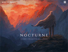 Tablet Screenshot of nocturnemusic.com